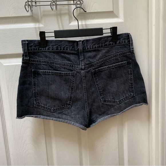 Madewell Relaxed Denim Shorts black gray jean shorts 29 - Picture 8 of 9